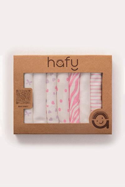 Bebek Ağız Mendili Hafy 7'li – %100 PAMUK - 25MNDL05