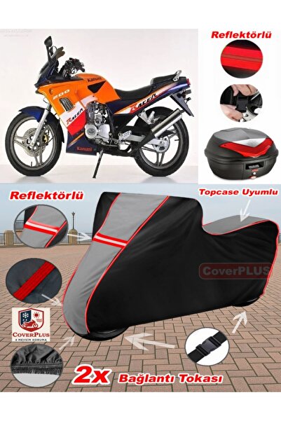 CoverPlus Kanuni Racer 200 S Tarpaulin Topcase متوافق مع القماش المشمع للدراج...