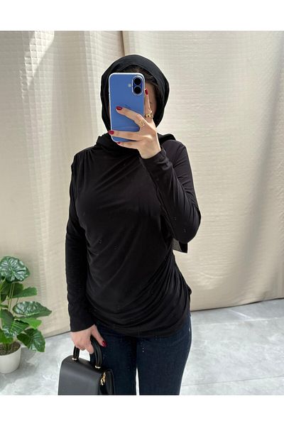 NİSUM MODA Sandy Bluz with Shoulder and Waist Tie Detail