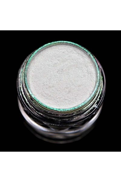 Kajol Beauty Pigment PK13 (translucent white with light green iridescence) Duochrome for makeup KAJOL Beauty, 1g