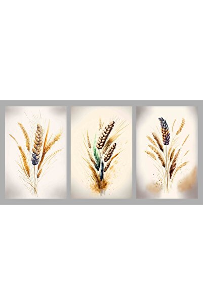 Aden DEKORATİF 3LÜ DEKORATİF KANVAS TABLO