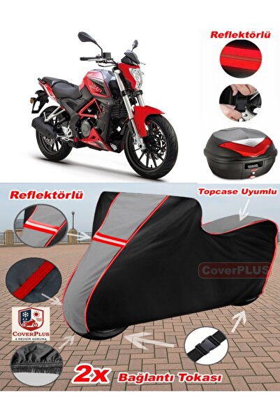 CoverPlus Benelli Bn 251 Tarpaulin Topcase Compatible Motorcycle Tarpaulin (G...