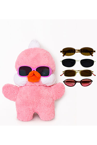 Özgüner Oyuncak Lali Chick Plush with Glasses 40 cm – Cute Toy for Children