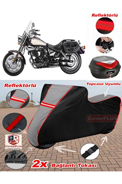 CoverPlus Keeway Land Cruiser 250 Tarpaulin Topcase Compatible Motorcycle Tar...