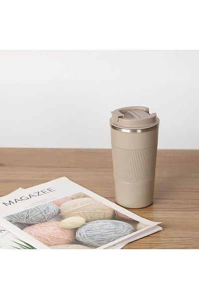 VAV GET Stainless Steel Travel Coffee Mug – 510ml Vacuum Insulated Tumbler for Hot & Cold Drinks