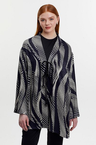 Zühre Patterned Lace-Up Triple Combination Set Tk-1541