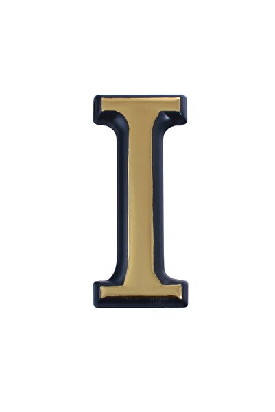 flores Litera din plastic pentru apartament / poarta, autoadeziv, auriu, 55 m...