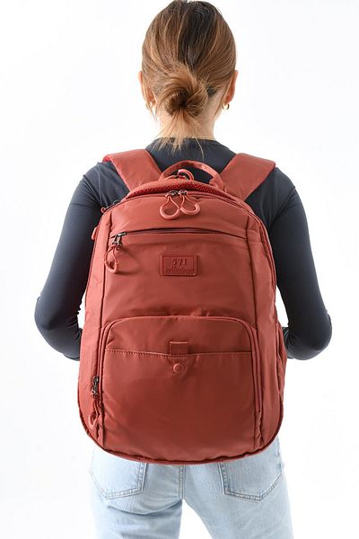 571 Collections Çanta Medium Size Backpack Ultra Light Multi Pocket Tile (Model:571-13-9E)