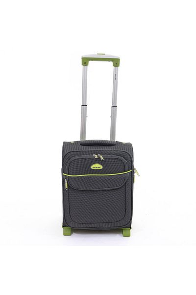 Lamonza Superlight trolley 40x30x21 cm, 1.8 kg, gray / green