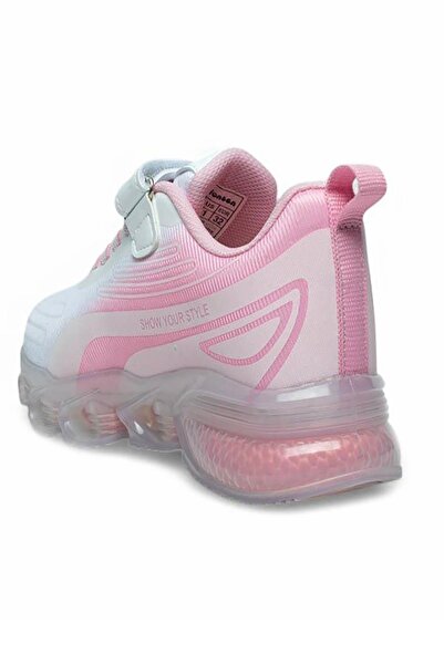 Lafonten Beyaz Pembe Kız Çocuk Yazlık Spor Ayakkabı