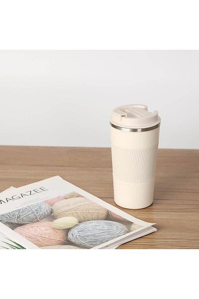 VAV GET Stainless Steel Travel Coffee Mug – 510ml Vacuum Insulated Tumbler for Hot & Cold Drinks