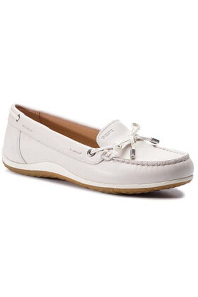 Geox women's moccasins D92DNB-043BC white