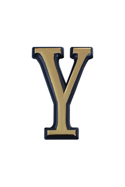 flores Пластмасова буква за порта / апартамент, самозалепваща се, златна, 100...