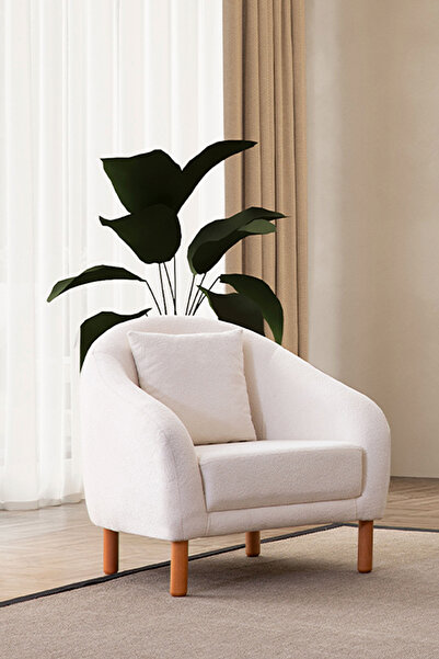 Eymense Belgrad Tekli Berjer Beyaz