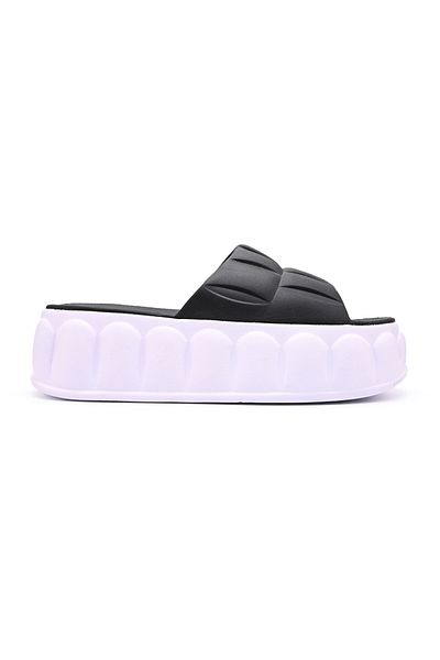 Tmall Women's Slippers, With Platform, Pd1030, Black