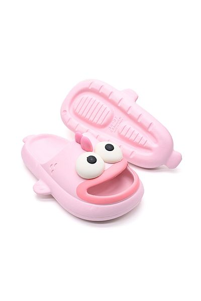 Tmall Women's Slippers, With Ugly Fish Cartoons, Foam, Pd1036, Pink