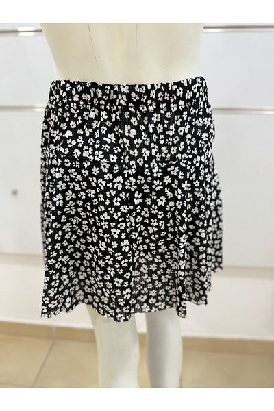 Esterella Flounced Girls Shorts Skirt /Flounced Flower Pattern Skirt with Mini Shorts/ Mini Summer Shorts Skirt