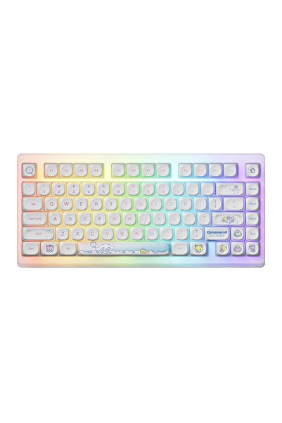 AKKO x Cinnamoroll ACR TOP75B V3 Piano Pro Switch RGB Kablosuz Hotswap Mekani...