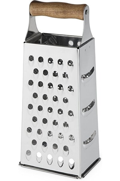 Bisbell مبشرة صندوقية من الفولاذ المقاوم للصدأ بمقبض من خشب الأكاسيا، 4 أنماط مبشرة، مبشرة، BB2249