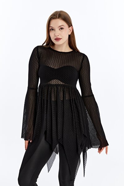 KARÇA VOGUE KADIN DANTEL BLUZ - GOTİK BLUZ