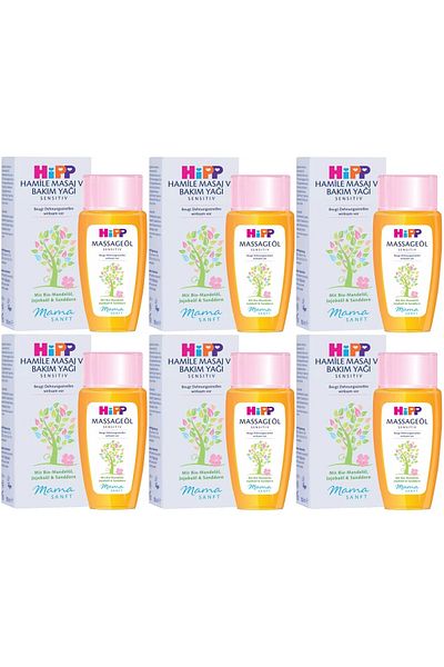 Hipp Mamasanft Pregnant Massage and Care Oil Sensitive 100ml (Set of 6)