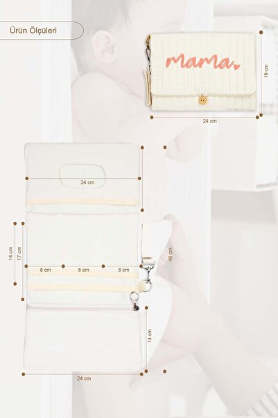 Modakids Anne Bebek Su Geçirmez Çok Amaçlı Bebek Alt Açma Bakım Çantası Organizer