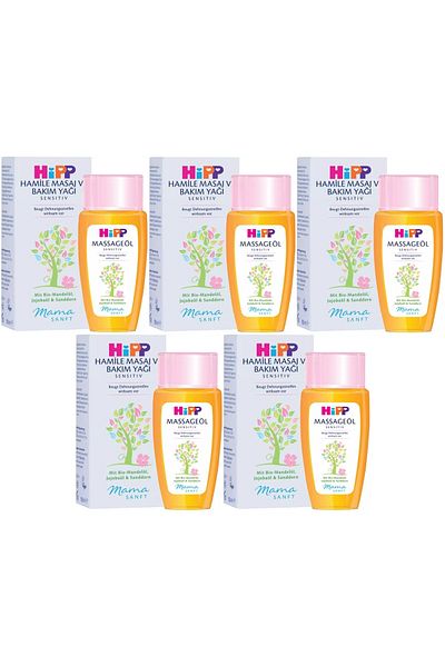 Hipp Mamasanft Pregnant Massage and Care Oil Sensitive 100ml (Set of 5)