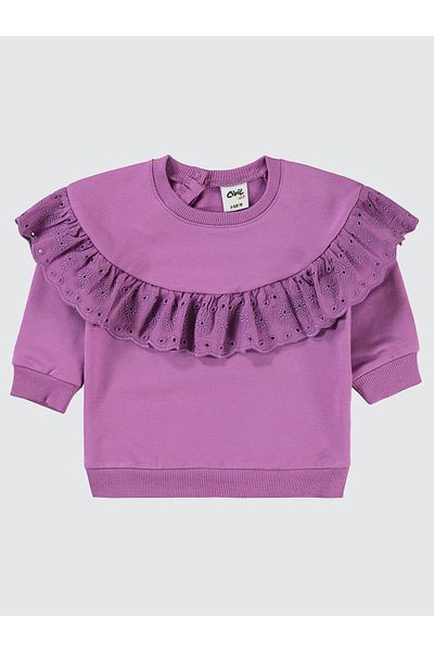 Civil Baby 6-18 Months Baby Girl Sweatshirt - Lilac
