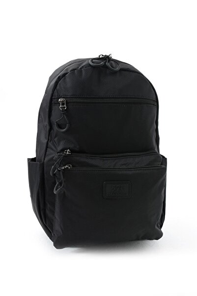 571 Collections Çanta Orta Boy Sırt Çantası Ultra Hafif Çok Cepli Siyah (Model:571-13-9B)