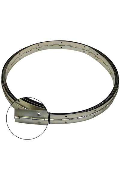 flores Hinge strip for wardrobe, galvanized, 3.5 m
