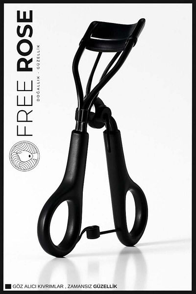 Free Rose Black Professional Eyelash Curler