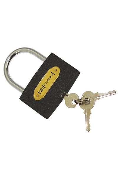 flores Black padlock, 38 mm, 12 pcs / box