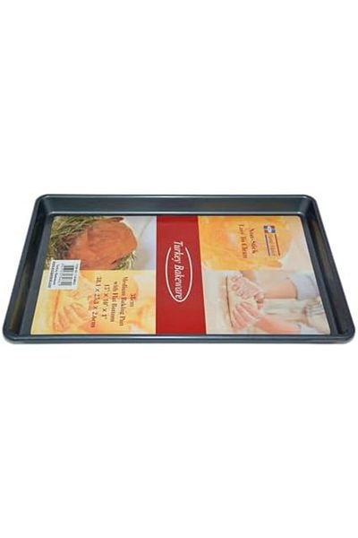 HOME MAKER Medium Baking Pan 38cm – Premium Quality, Non-Stick, Turkish-Made for Even Baking