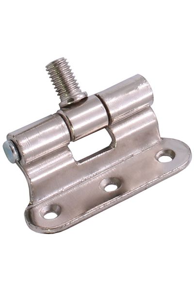 flores Pipo hinge, with plate, for door, ST-1011, 75 mm, 2 pcs / set