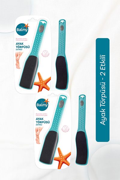 Balmy 2 Pieces of Two-Action Foot Files