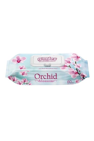 gigless Giggles Wet Towels Orchid Scented 72 Pcs