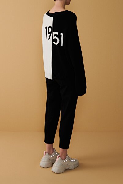 Mısırlı KAZAK Uniseks Siyah Kazak - W22S04D047KZ