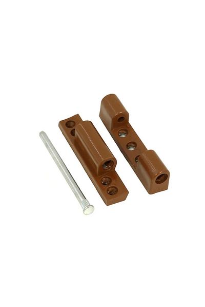 flores Balama pentru fereastra din PVC, simpla, 95 mm, maro, BMX3763