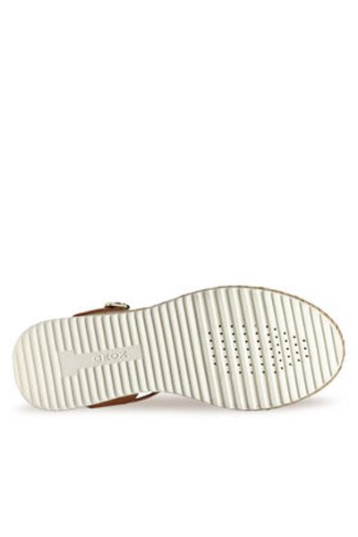 Geox women's espadrilles D55SRC-0Y243 gold-coloured