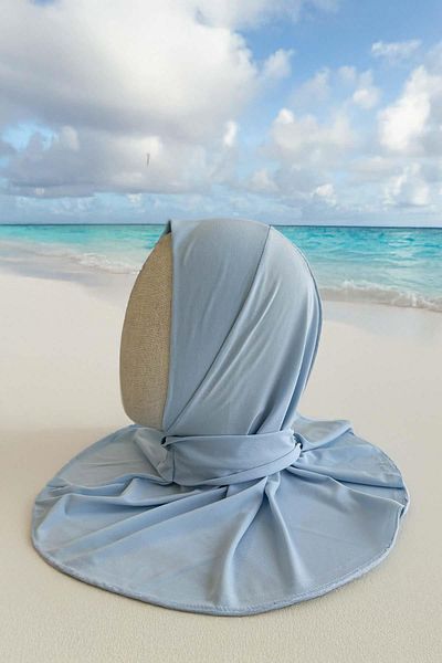 Ka Hijab Boneta Snap - Albastru