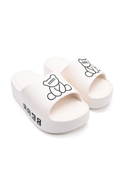 Tmall Women's Slippers, With Platform, Foam, Pd1029, White