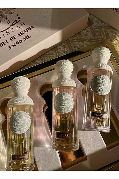 GISSAH Qissa Luxury Perfume Set 3 Pieces x 90ml