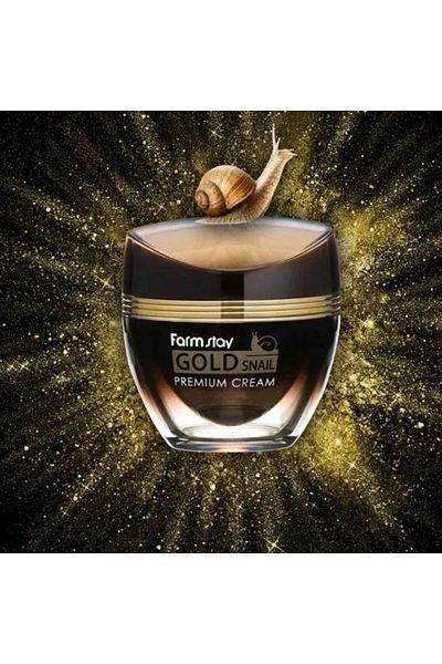 Farmstay Crema pentru fata cu extract de melc, Gold Snail Premium, farmstay, 50ml