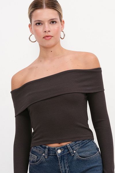 Addax Madonna Collar Blouse B1697-E7