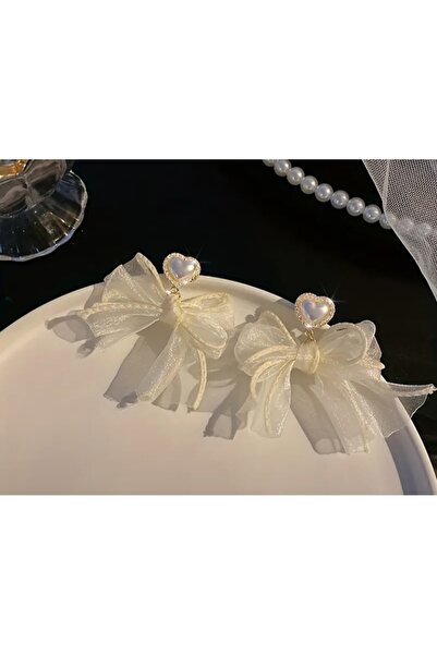 Store Vintage Şifon Kurdaleli Küpe