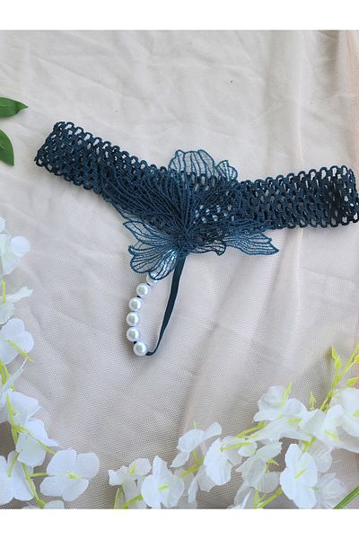 G&H UNDERWEAR String Panties Thong with Pearls