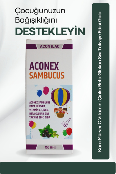 Aconex Sambucus 150ml Şurup
