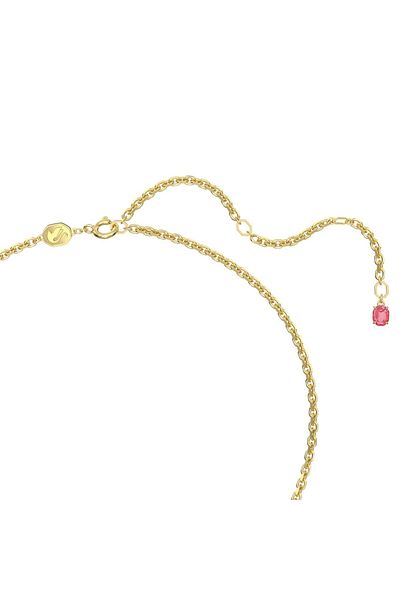 Swarovski 5652068 Pendant Florere Pendant And Brooch, Pave, Flower, Pink, Gold-tone Plated