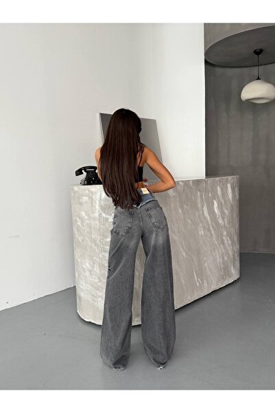 DENİKK ΤΡΕΝΔΙΑ ΕΙΚΟΝΙΚΟ ΣΧΕΔΙΟ BAGGY JEAN ΤΖΙΝ ΠΑΝΤΕΛΟΝΙ