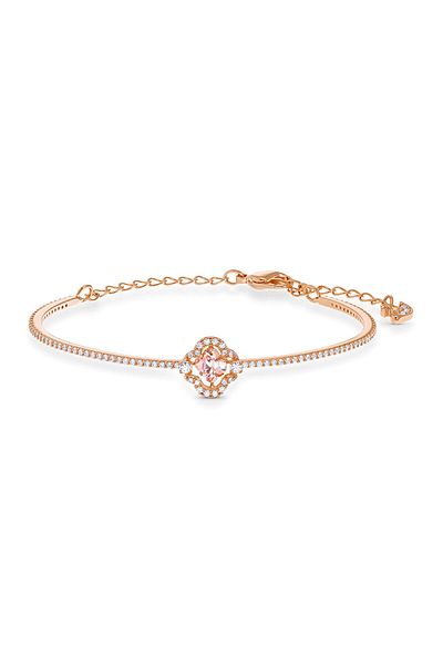 Swarovski 5516476 Sparkling Ankle DC-Bangle - CL CzMo-Ros M